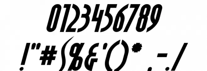 Crichton Bold Italic Font OTHER CHARS