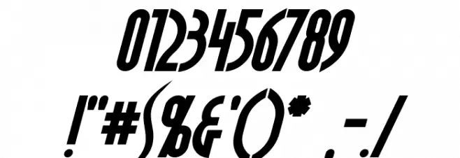 Crichton Bold Italic Font OTHER CHARS