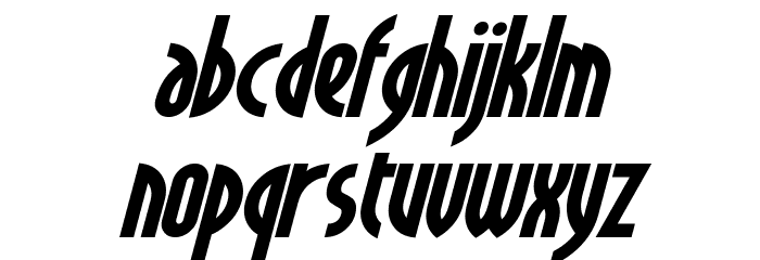Crichton Bold Italic Font LOWERCASE