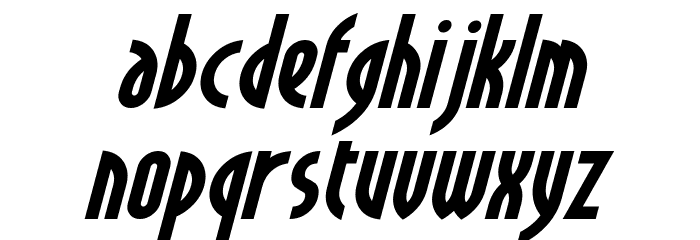 Crichton Bold Italic Schriftart Kleinbuchstaben