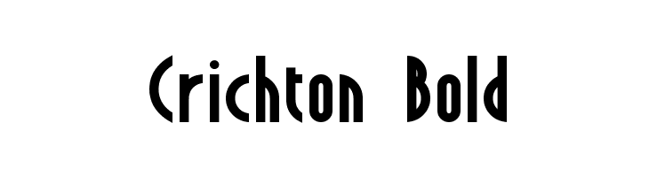 Crichton Bold Шрифта