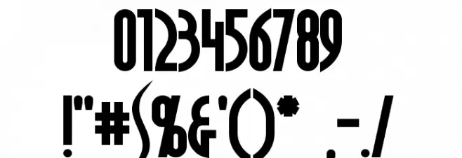 Crichton Bold Font OTHER CHARS