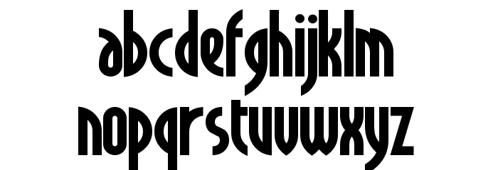 Crichton Bold Font LOWERCASE