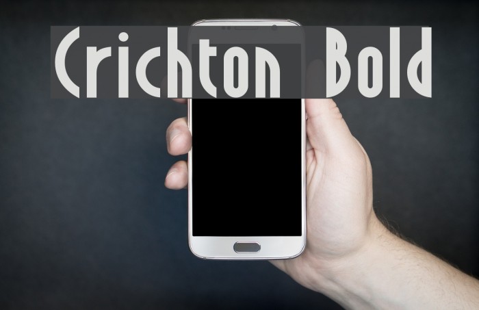 Crichton Bold Шрифта examples