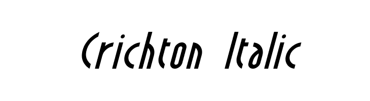 Crichton Italic  フリーフォントのダウンロード