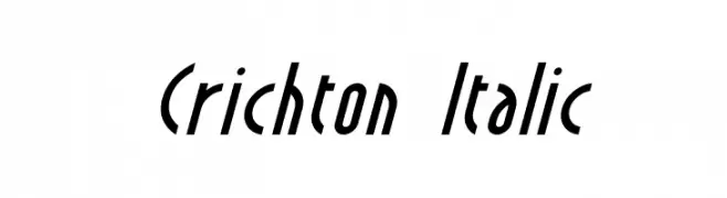 Crichton Italic  baixar fontes gratis