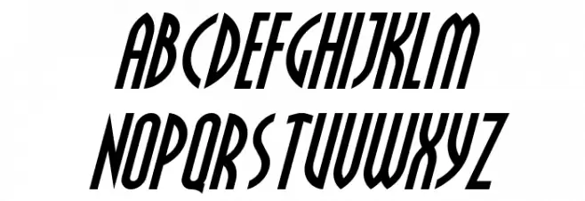 Crichton Italic Fonte MAIÚSCULAS