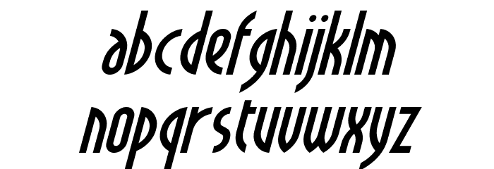 Crichton Italic Font LOWERCASE