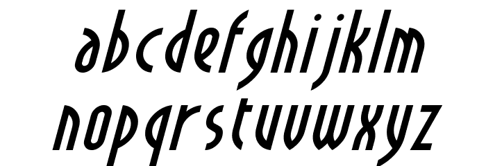 Crichton Italic Font LOWERCASE
