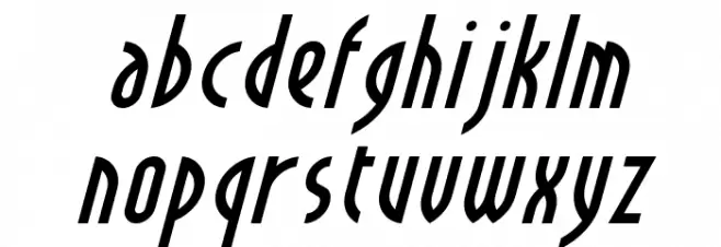 Crichton Italic Caratteri MINUSCOLO