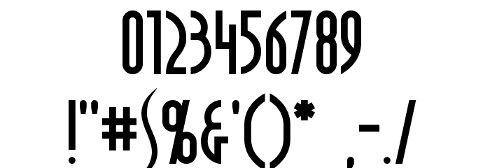 Crichton Font OTHER CHARS