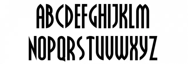 Crichton Schriftart Groß