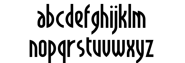 Crichton Font LOWERCASE