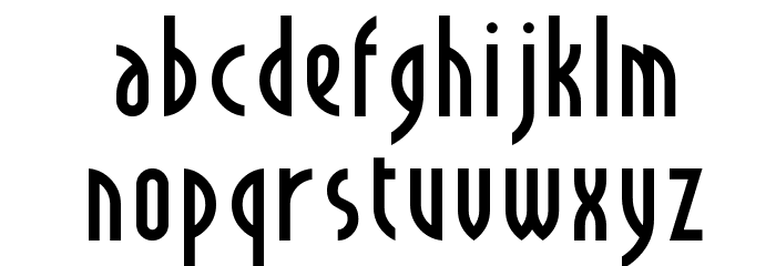 Crichton Schriftart Kleinbuchstaben