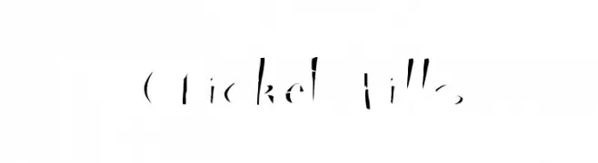 Cricket Fills  フリーフォントのダウンロード