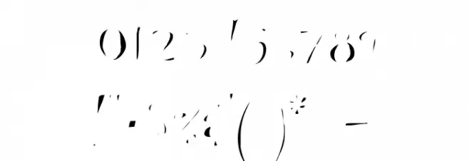 Cricket Fills Font OTHER CHARS