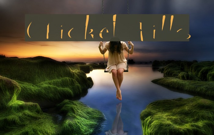 Cricket Fills Font examples