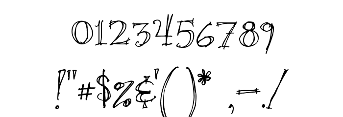 Cricket Regular フォント その他の文字