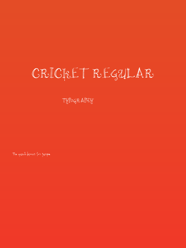 Cricket Regular Poster