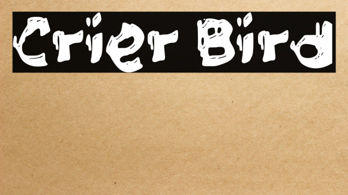 Crier Bird Example 2