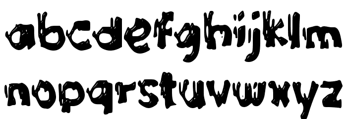 Crier Bird Font LOWERCASE