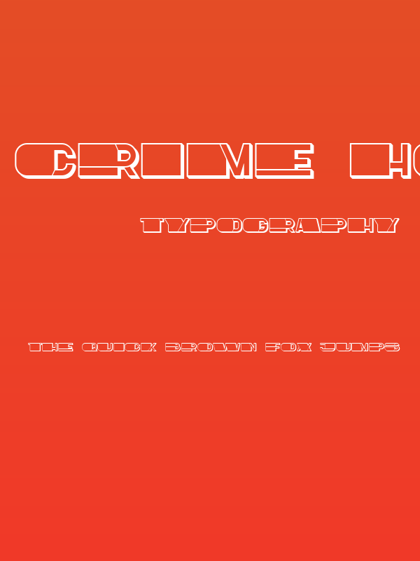Crime Hollow Regular Poster