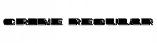 Crime Regular  Frei Schriftart Herunterladen