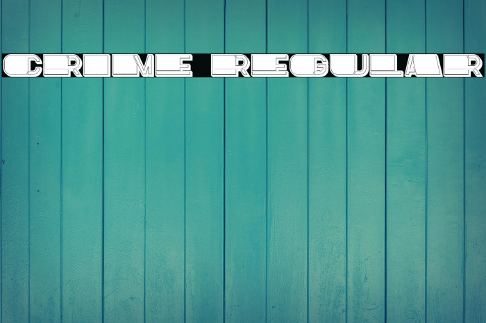 Crime Regular Example 3