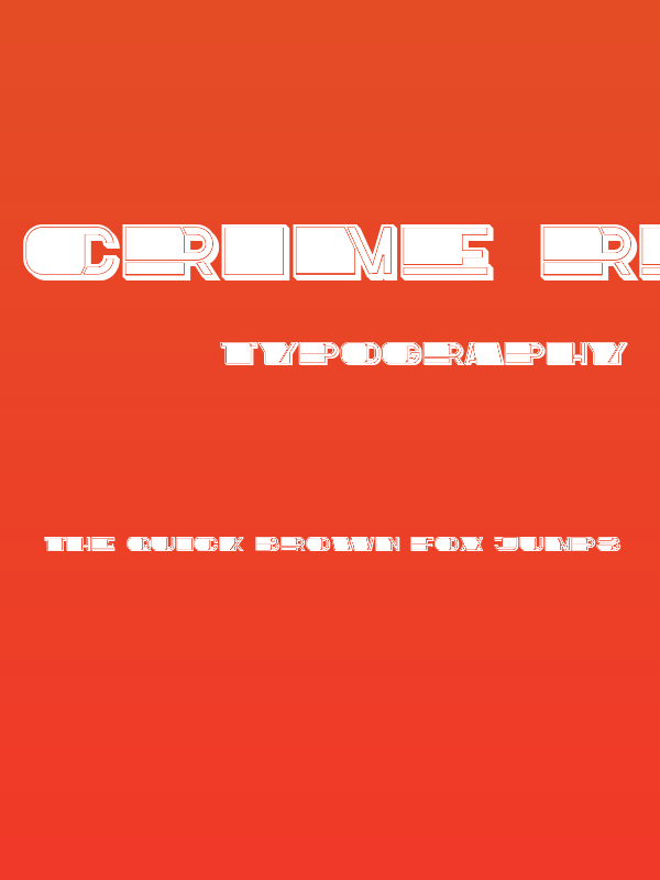 Crime Regular Poster