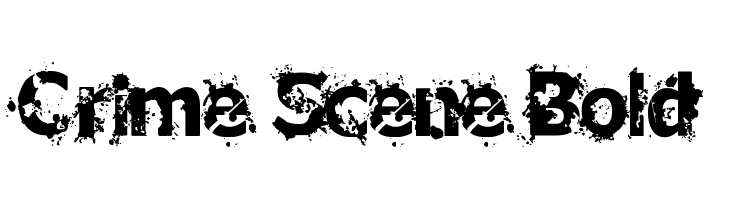 Crime Scene Bold Font