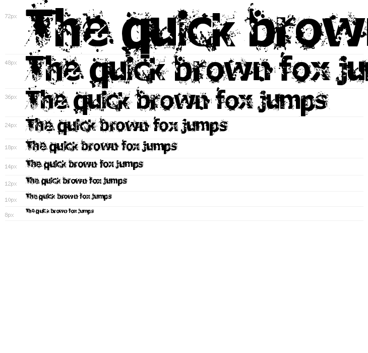 Crime Scene Bold Waterfall