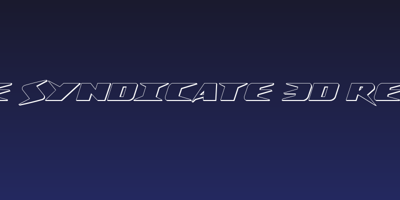 Crime Syndicate 3D Regular Social Header