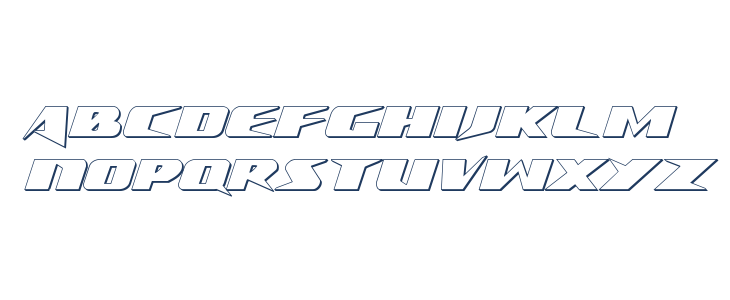 Crime Syndicate 3D Regular Lowercase