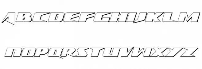 Crime Syndicate 3D Regular Fuentes MINÚSCULAS