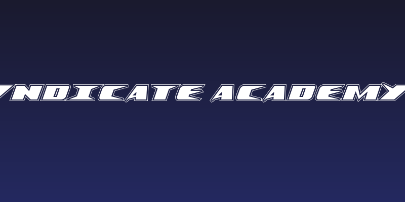 Crime Syndicate Academy Regular Social Header