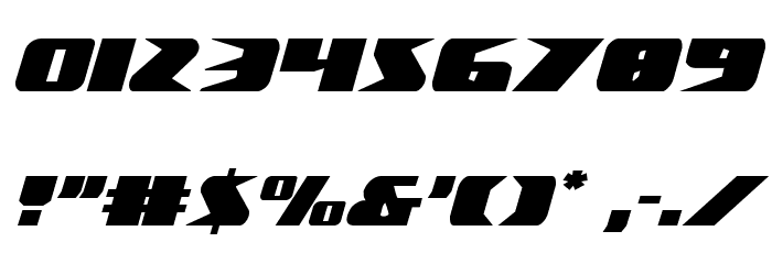 Crime Syndicate Condensed Font OTHER CHARS