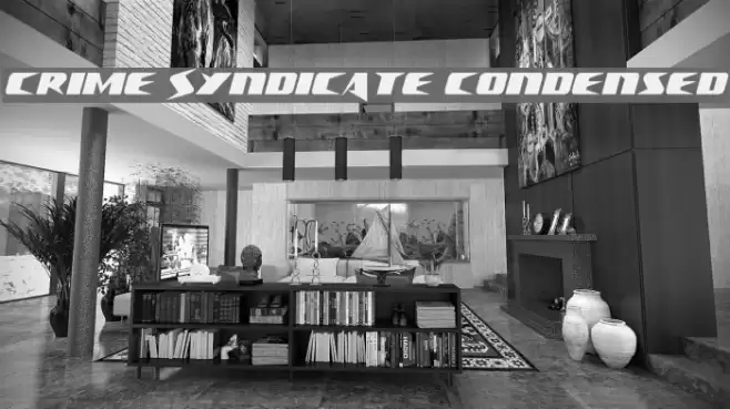 Crime Syndicate Condensed Font examples