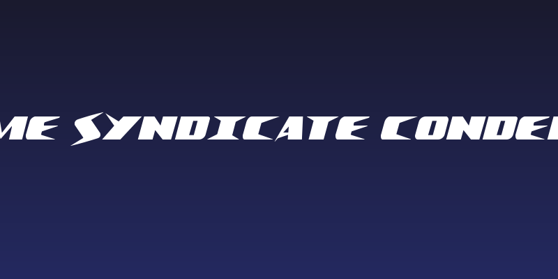 Crime Syndicate Condensed Social Header