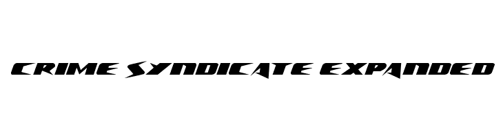 Crime Syndicate Expanded  baixar fontes gratis