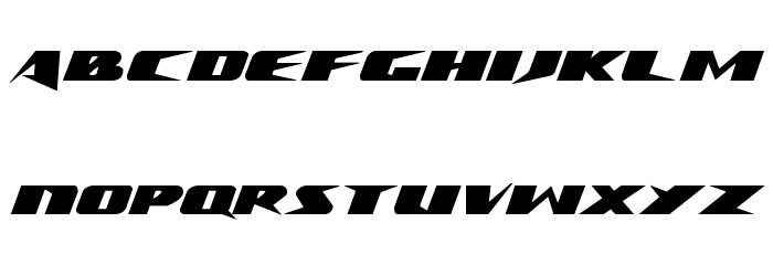 Crime Syndicate Expanded Font LOWERCASE