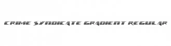Crime Syndicate Gradient Regular  لخطوط تنزيل