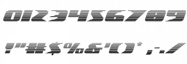 Crime Syndicate Gradient Regular Font OTHER CHARS