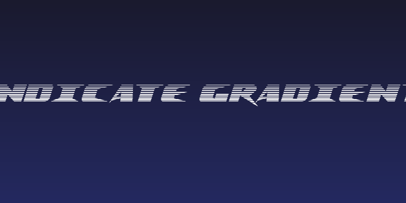 Crime Syndicate Gradient Regular Social Header