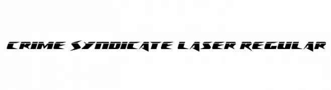 Crime Syndicate Laser Regular  لخطوط تنزيل