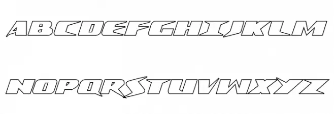 Crime Syndicate Outline Regular 字体 大写
