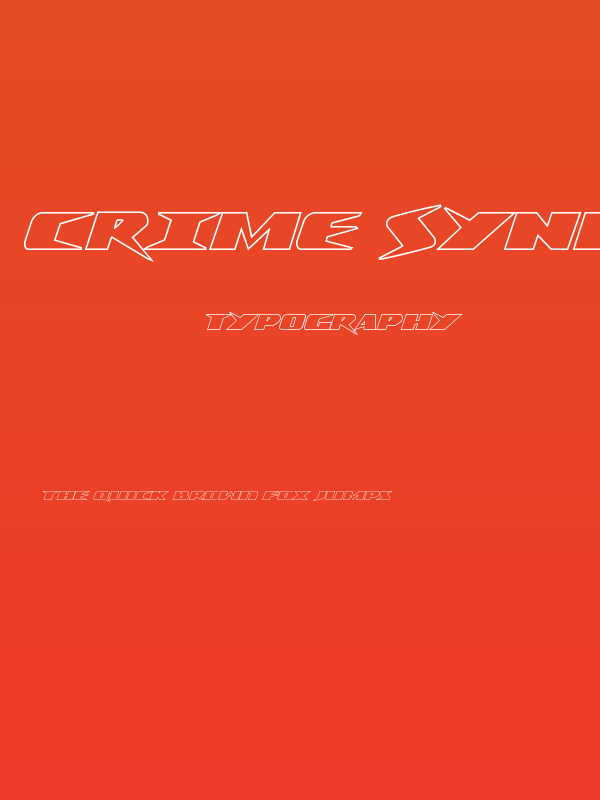 Crime Syndicate Outline Regular Poster