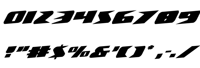 Crime Syndicate Rotalic Regular Font OTHER CHARS