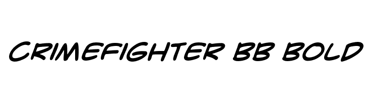 CrimeFighter BB Bold Font