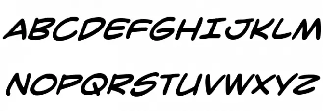 CrimeFighter BB Bold フォント 大文字