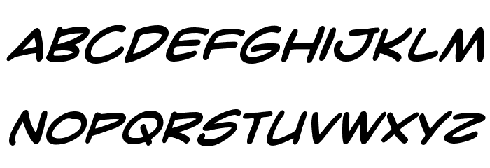 CrimeFighter BB Bold Font LOWERCASE